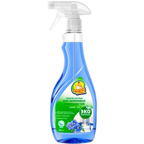 Средство Фрекен Бок Синий лен для чистки акриловых ванн 0,5 л