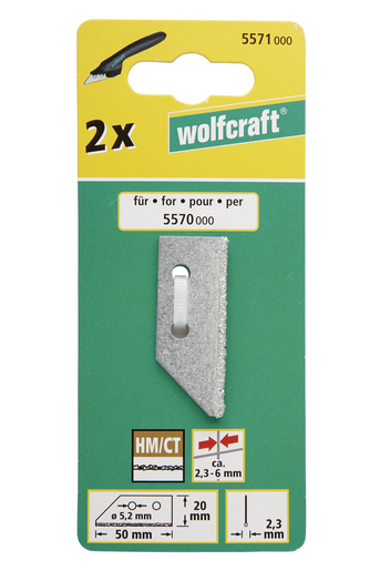 Лезвиедляскребка Wolfcraft 5571000