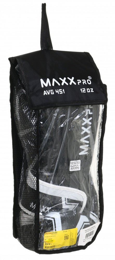 Боксерські рукавиці MaxxPro AVG-451 Black vynil-12 р. 12 12 ozoz Black vynil-12 чорний
