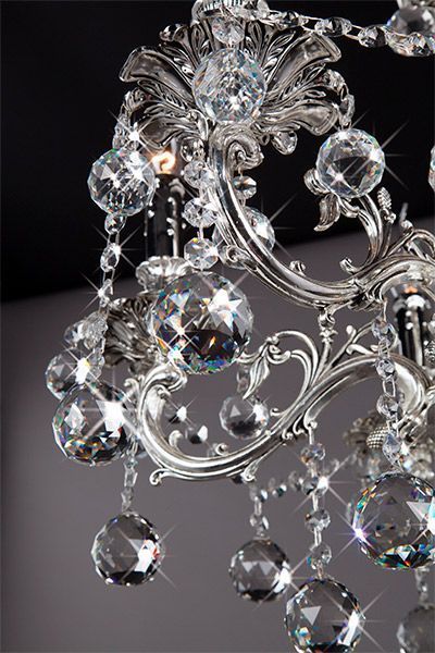 Люстра підвісна Strotskis Premiera 6x60 Вт E14 сріблястий 231/6 