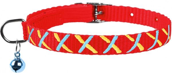 Ошейник Dog Extreme с рисунком Орнамент 1х20-30 см красный