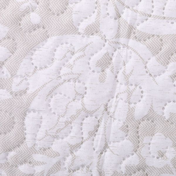 Покривало Леванто 220x240 см UP! (Underprice) бежевий із білим 