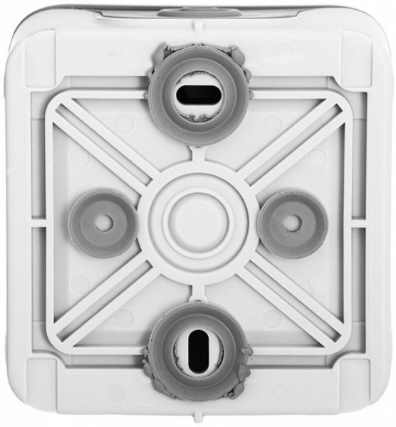 Переключатель проходной одноклавишный Legrand Plexo влагозащищенный без подсветки 10 А 230В IP55 серый 69711