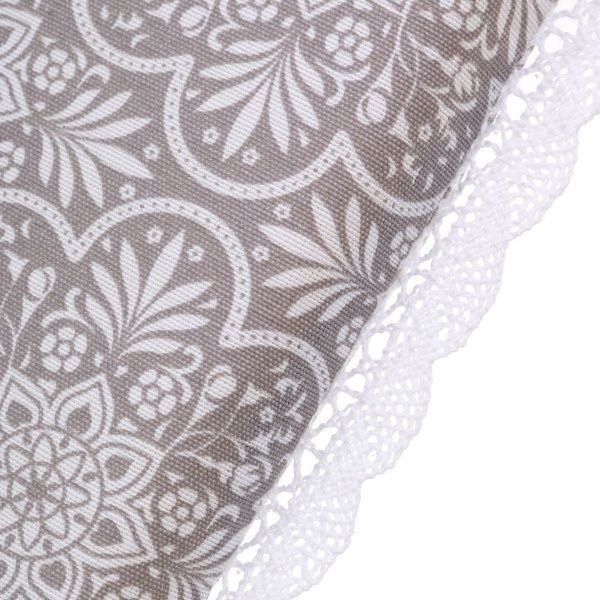 Подушка на стілець Агата Мереживо капучино 40х40 см La Nuit