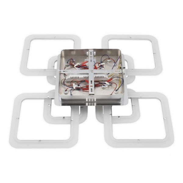 Люстра светодиодная Hopfen Fenster с пультом ДУ 120 Вт хром 