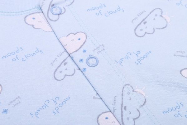 Боди для мальчика Bembi БД69 р.56 голубой с рисунком 