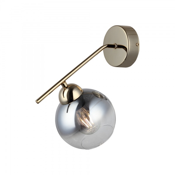 Бра Vio Concept by LUCEA Gemo 1x40 Вт E27 золото 1560-80-19 