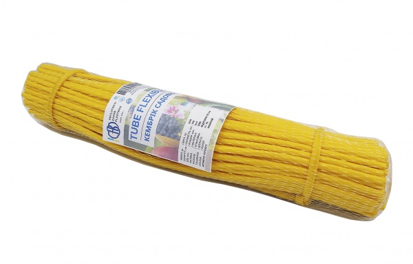 Підв'язка для рослин кембрік садовий 5х4 мм 0,5 кг 32 см 140 шт. відрізки (жовтий)