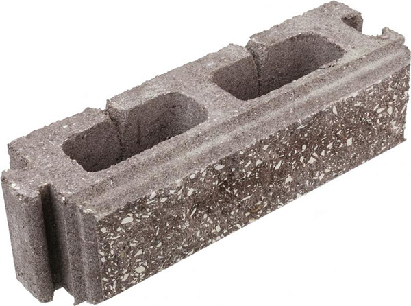 Элемент подмурка Кая 80x240x75 мм коричнево-белый Моноліт-Брук 