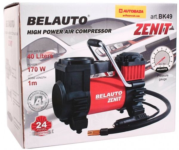 Компресcор автомобильный Белавто БК49 Зенит