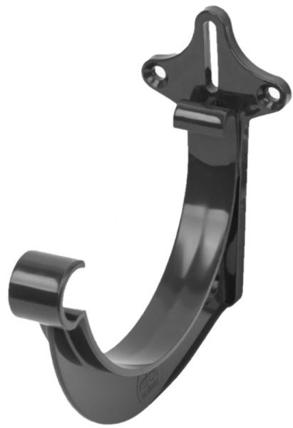 Кронштейн желоба Giza 120 мм графит 