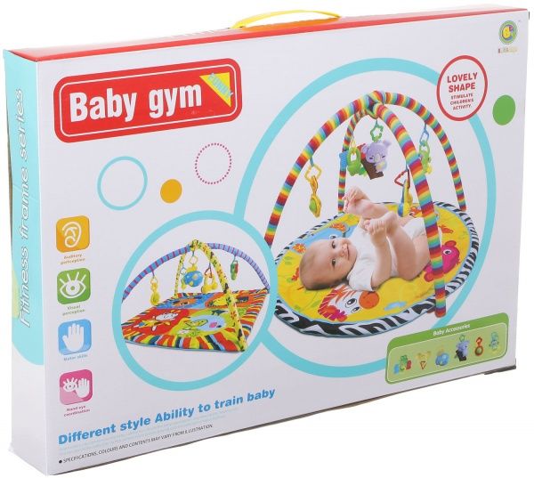 Розвиваючий килимок Shantou з дугами Звірята 85х85х56 см I1202034