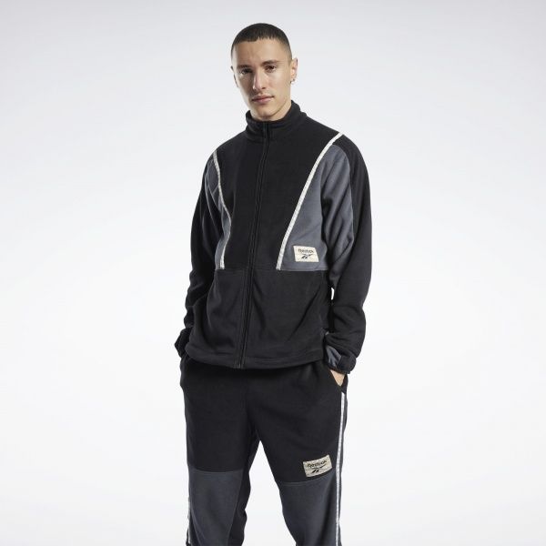 Джемпер Reebok CL GP WE TRACKTOP FT7182 р. L черный