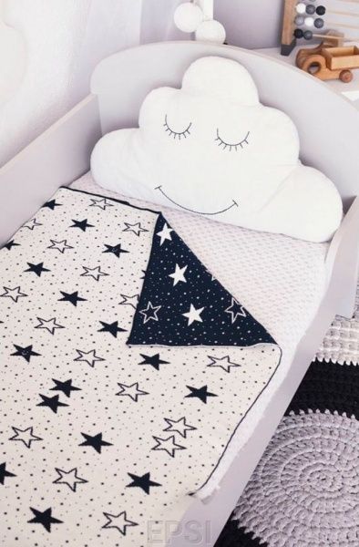 Плед Аrt Knit Прованс Stars 80x100 см синий 