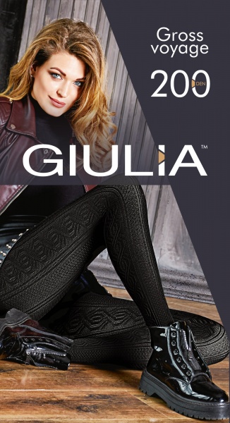 Колготки жіночі Giulia Gross Voyage Model #2 р. 3 200 den nero 
