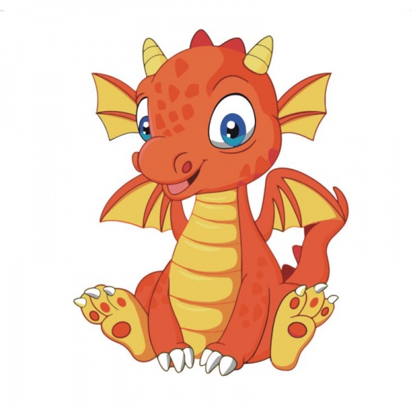 Раскраска по номерам Strateg Дракончик 30х30 см ES016