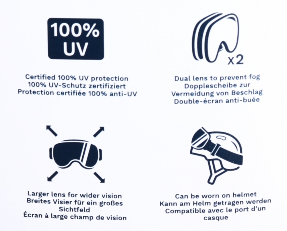 Горнолыжная маска McKinley Base Plus MiroSpec2 429402-901001 OS белый