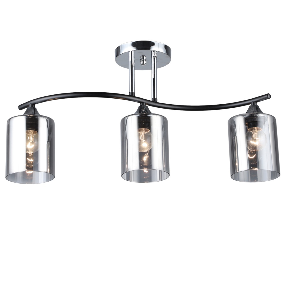 Люстра стельова Victoria Lighting 3x60 Вт E27 хром Delia/PL3-L chrome