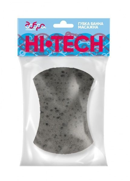 Мочалка Добра господарочка массажная серая 