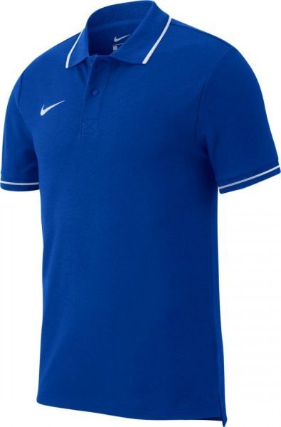 Поло Nike M POLO TM CLUB19 SS AJ1502-463 S темно-синій