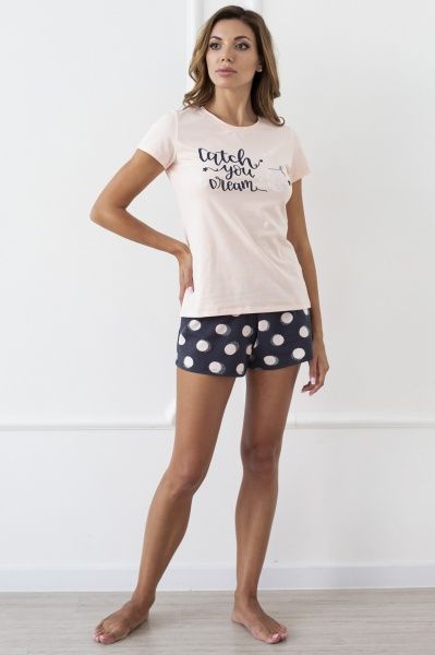 Пижама женская Roksana Vetch 718/16009 р. S розовая пудра 