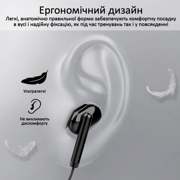 Наушники Promate Quartz Bluetooth 5 IPX5 black (quartz.black) 