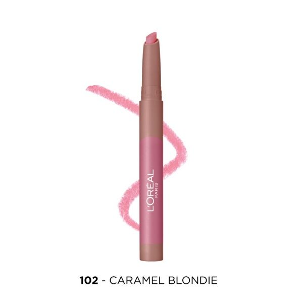 Помада-карандаш L'Oreal Paris Matte Lip Crayon 102 Caramel Blondie 1,3 г