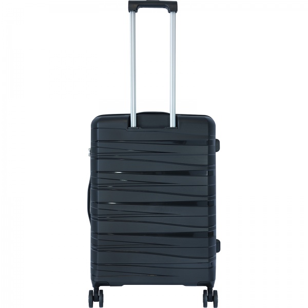 Валіза Eagle 76 л чорний M (з розширювачем) 