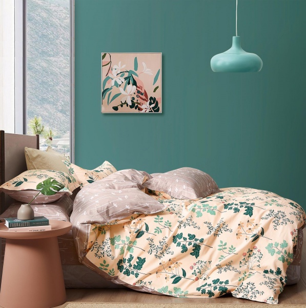 Комплект постільної білизни 2,0 Флоріано різнокольоровий Homeline 