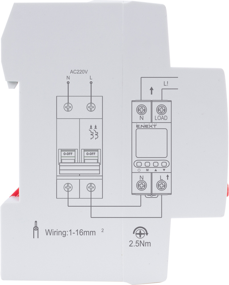 Реле напряжения E.NEXT e.control.v32 p0690031