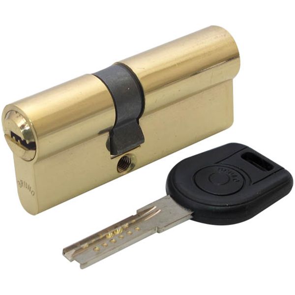 Цилиндр Bruno Security 35/45 80 мм латунь