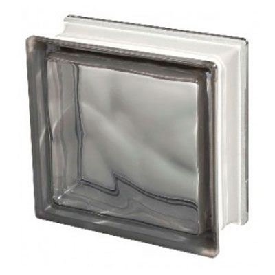 Стеклоблок Vitrablok серый 1919/8 С Gris