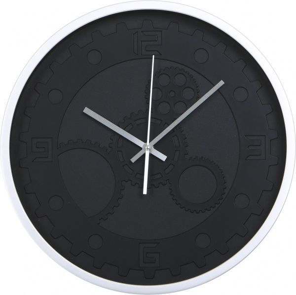 Часы настенные Техно 35,5 см серый