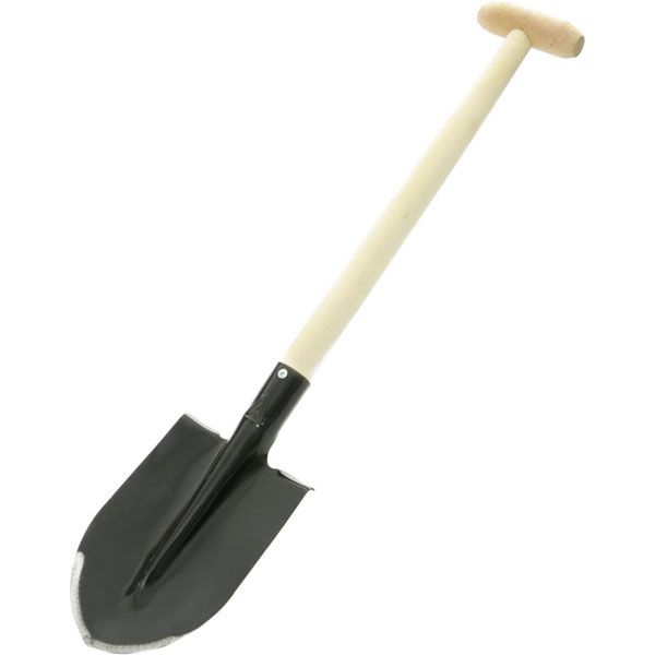 Лопата штикова Лев ЛКП копальна мала з держаком-ручкою