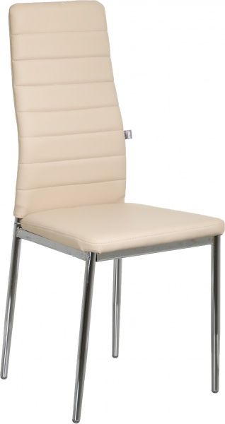 Стул обеденный AMF Art Metal Furniture Сити хром Неаполь N-17 хром/молочный