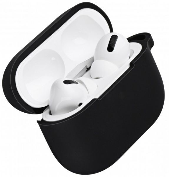 Чохол для навушників 2E для Apple AirPods Pro Pure Color Silicone 2.5 мм black (2E-PODSPR-IBPCS-2.5-BK) 