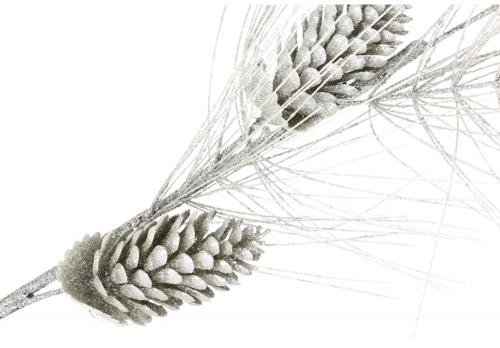 Декорація гілка із шишками і вусиками колір в асортименті 74 см EPI-EYK8-1347A