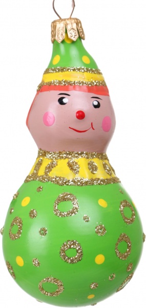 Декорация новогодняя Формовая игрушка в ассортименте 9 см 