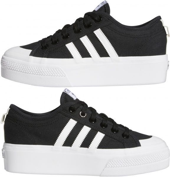 Кеди Adidas NIZZA PLATFORM W FV5321 р. UK 6 чорний