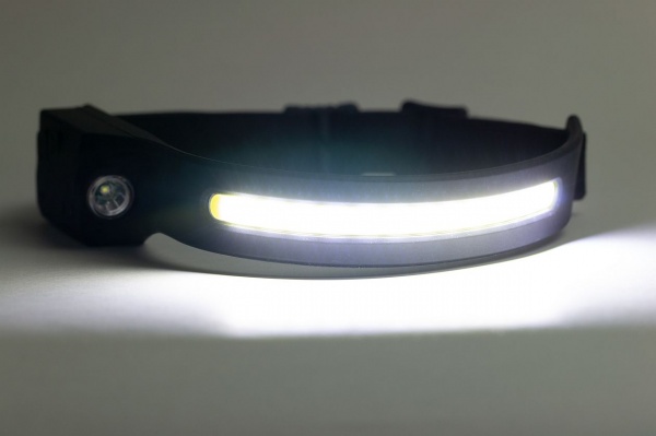 Фонарь налобный Westinghouse LED+COB аккумуляторный с сенсором WF218-DB