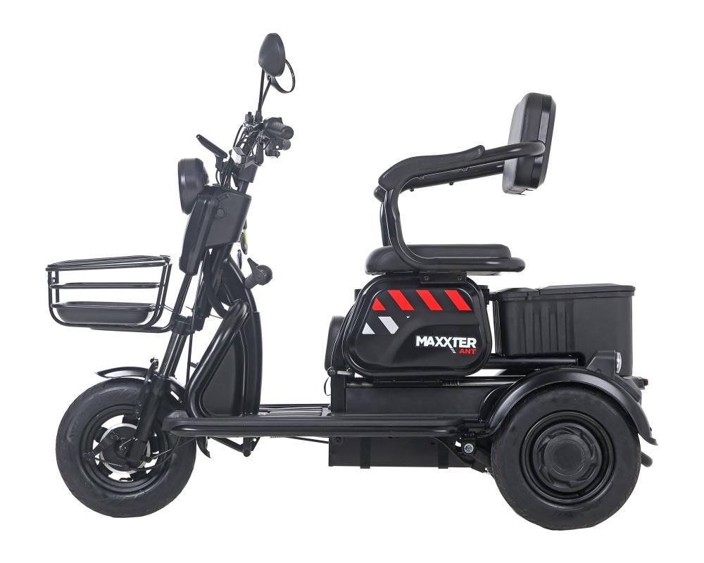 Электроскутер Maxxter ANT (Black) 500 Вт трехколесный