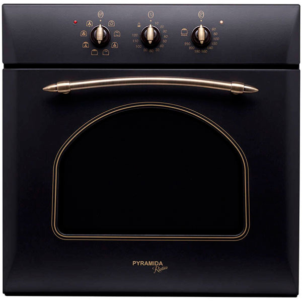 Духовой шкаф электрический Pyramida F 84 ER black Rustico
