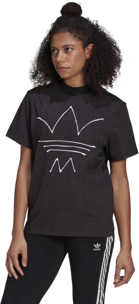 Футболка Adidas TEE GN4338 р.36 чорний