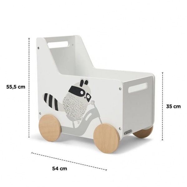 Ящик для игрушек Kinderkraft Racoon KKHRACOSKR0000 