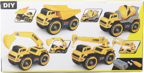 Конструктор MERX Limited вантажівка з шуруповертом 25х12х13.5 см MX0304523