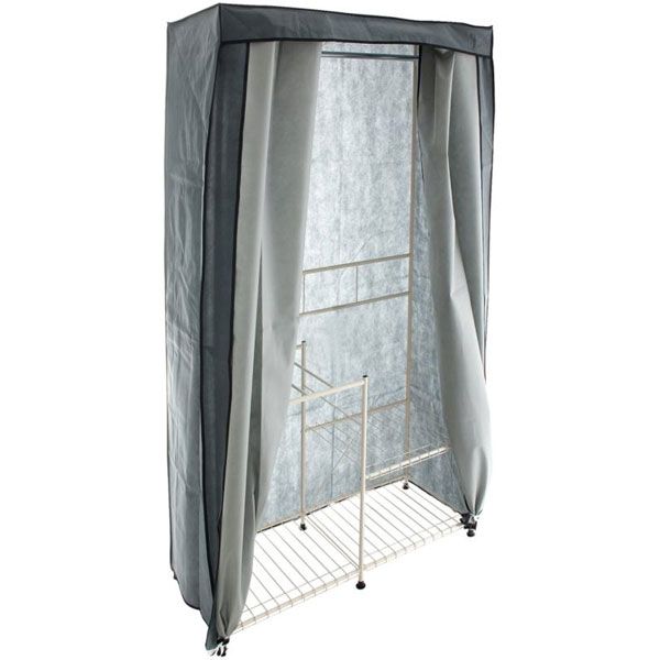 Гардероб SG-0128-I 195х100х45 см сірий