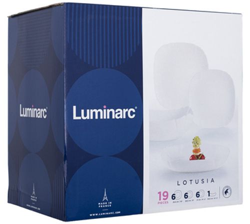 Сервиз столовый Lotusia 19 предметов H1792 Luminarc
