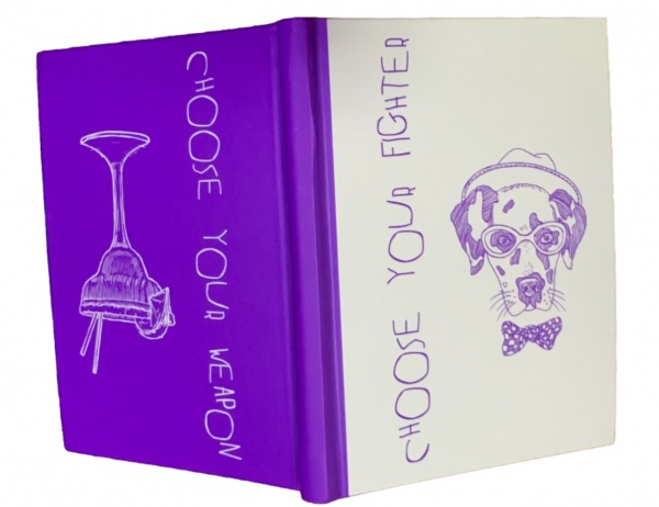 Блокнот для записей Two in One violet A6 4PROFI