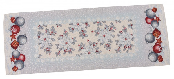Дорожка (раннер) Цветочное Рождество 45x140 см Limaso 