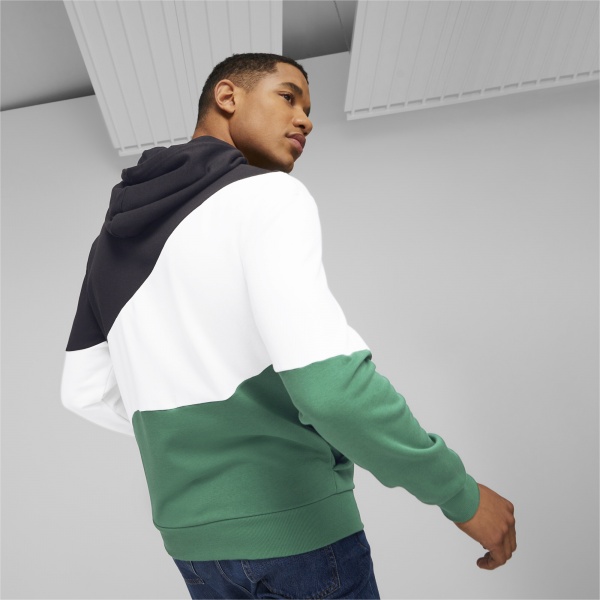 Джемпер Puma POWER CAT HOODIE TR 67378637 р. M зеленый